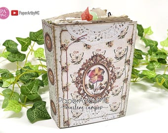 Vintage Garden Junk Journal Kit, Printable Floral Ephemera, Cottagecore Tags & Pages, Botanical Scrapbook Kit