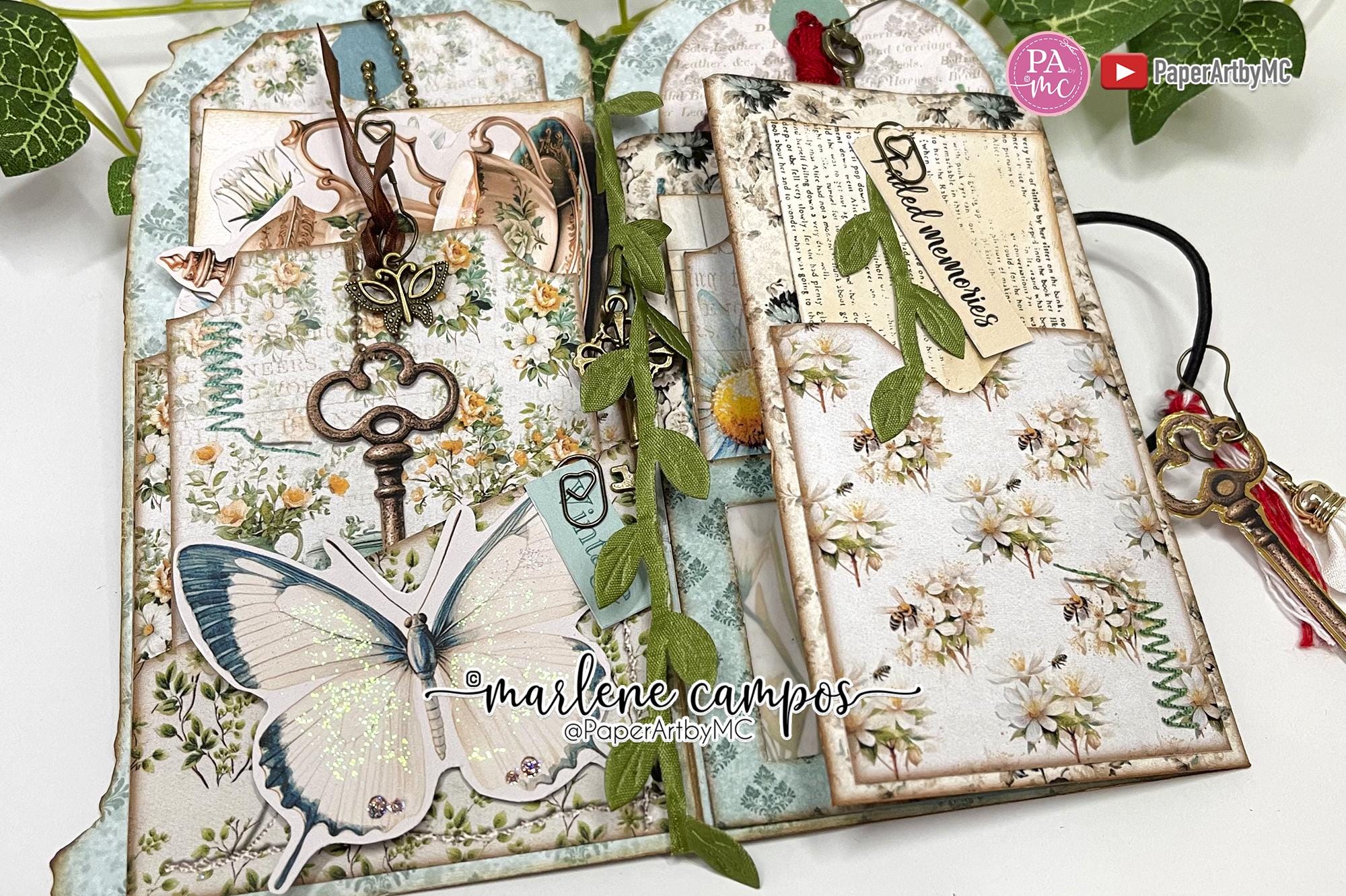Vintage Door Folding Folio Insert, Neutral Junk Journal Printable Kit ...
