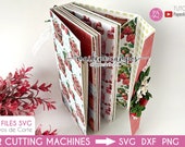 Recipe Book, Scrapbook Album, Cutting File SVG, DIY Scrapbook Album, Mini Album, Scrapbook Album Base, Paper Craft, svg, Cricut, Silhouette