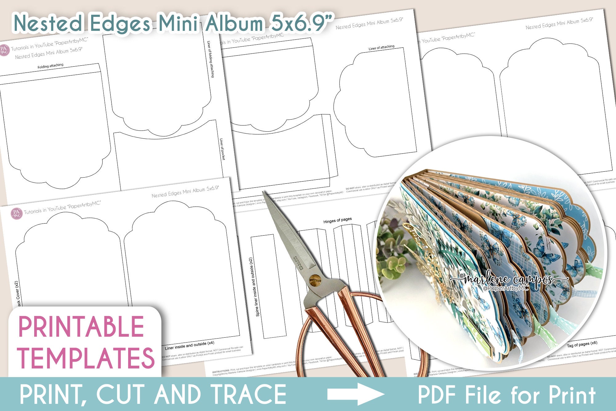 mini-album-templates-etsy