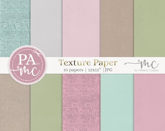 Texture Digital Paper | Shabby Chic Color Palette| 12x12" Digital Paper | Any Paper Craft | Scrapbooking Paper | Commercial Use