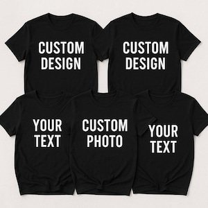 Custom Personalized T-Shirts: Matching Couple & Group Designs