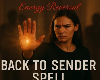 Back to Sender Spell: Reverse Curse, Reflect Negative Energy