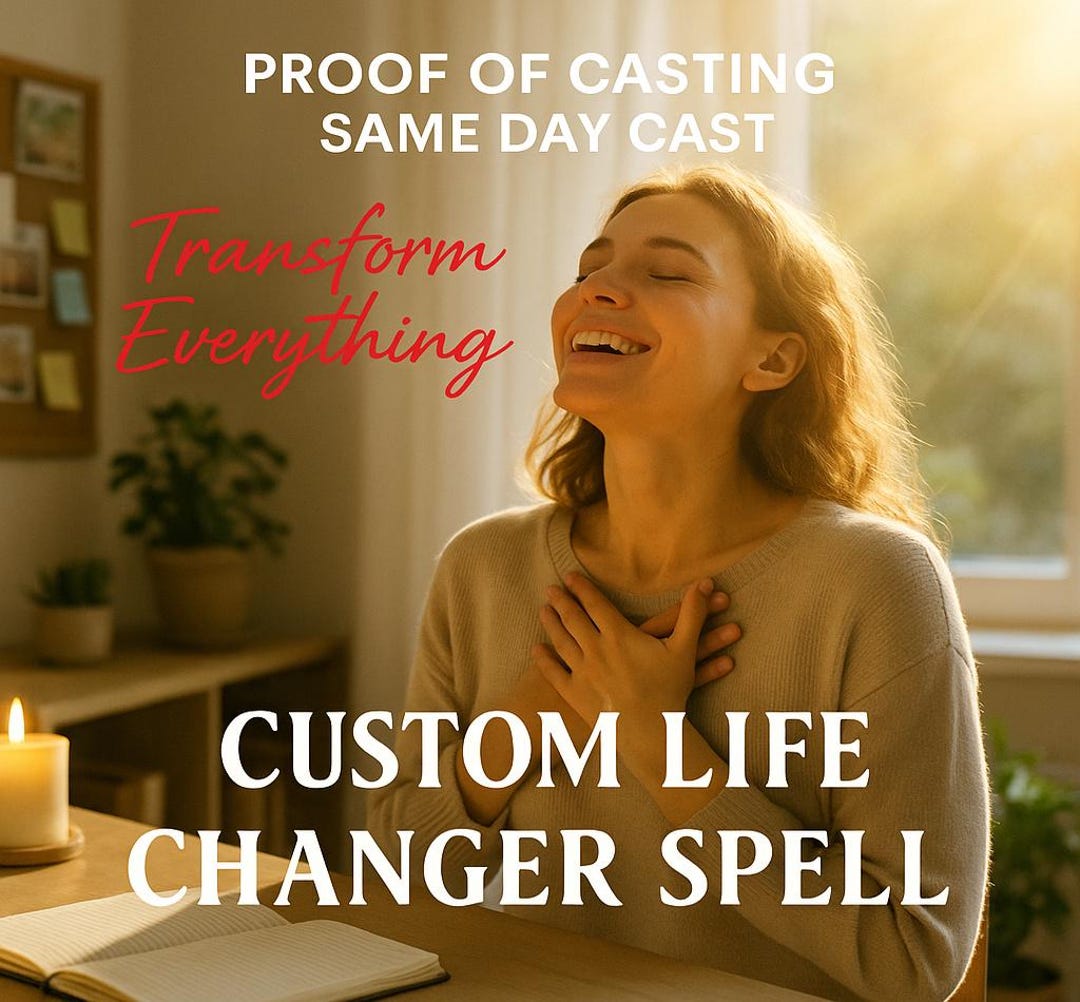 Custom Life Changer Spell: Transformation Ritual, Personal Growth - Etsy