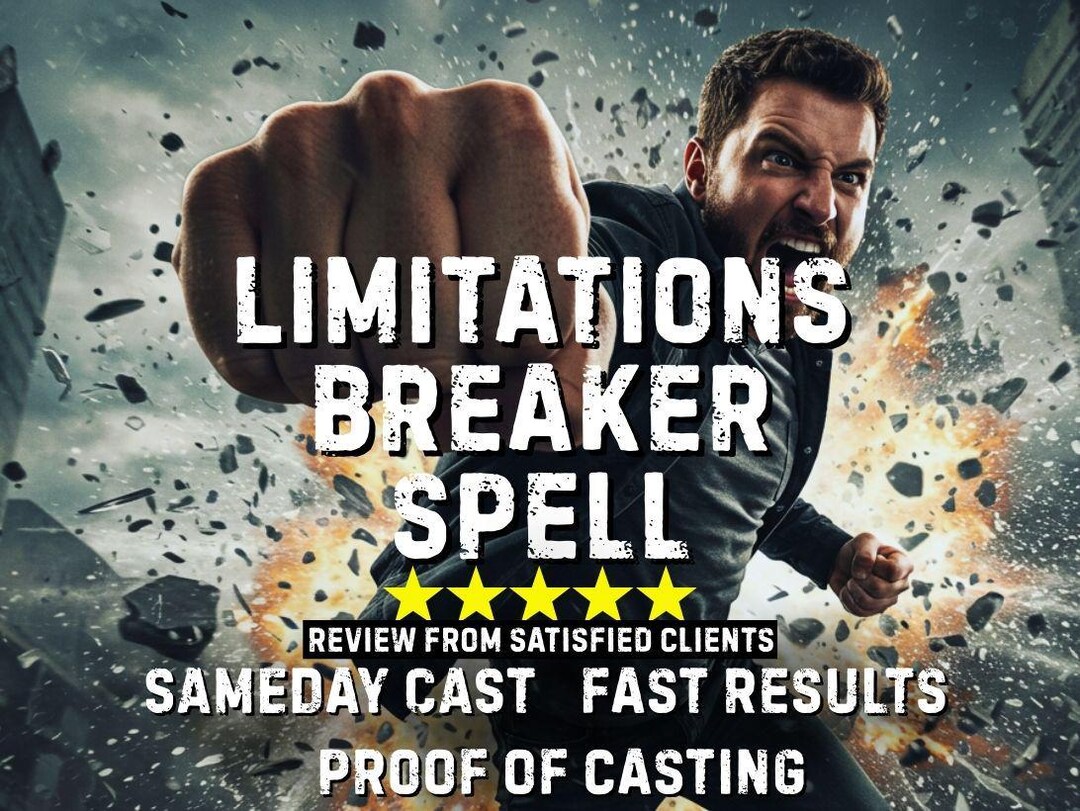 Limitations Breaker Spell: Energy Unlock, Path Clearing - Etsy