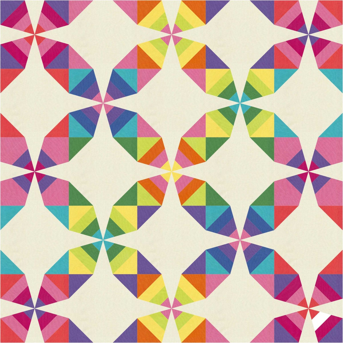 Cartwheel Pattern Instant Download - PDF Sewing Pattern - Cartwheels - Fat Quarter ...