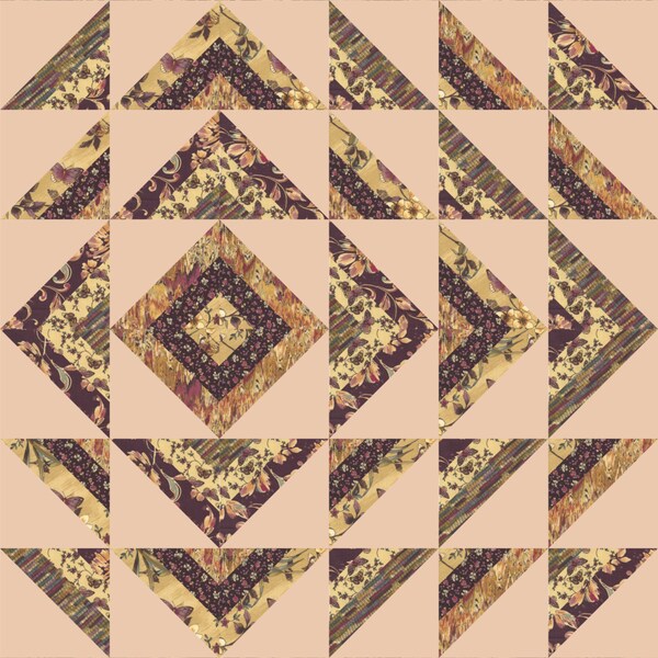 Instant Download - PDF Sewing Pattern -  Ripple Quilt Pattern