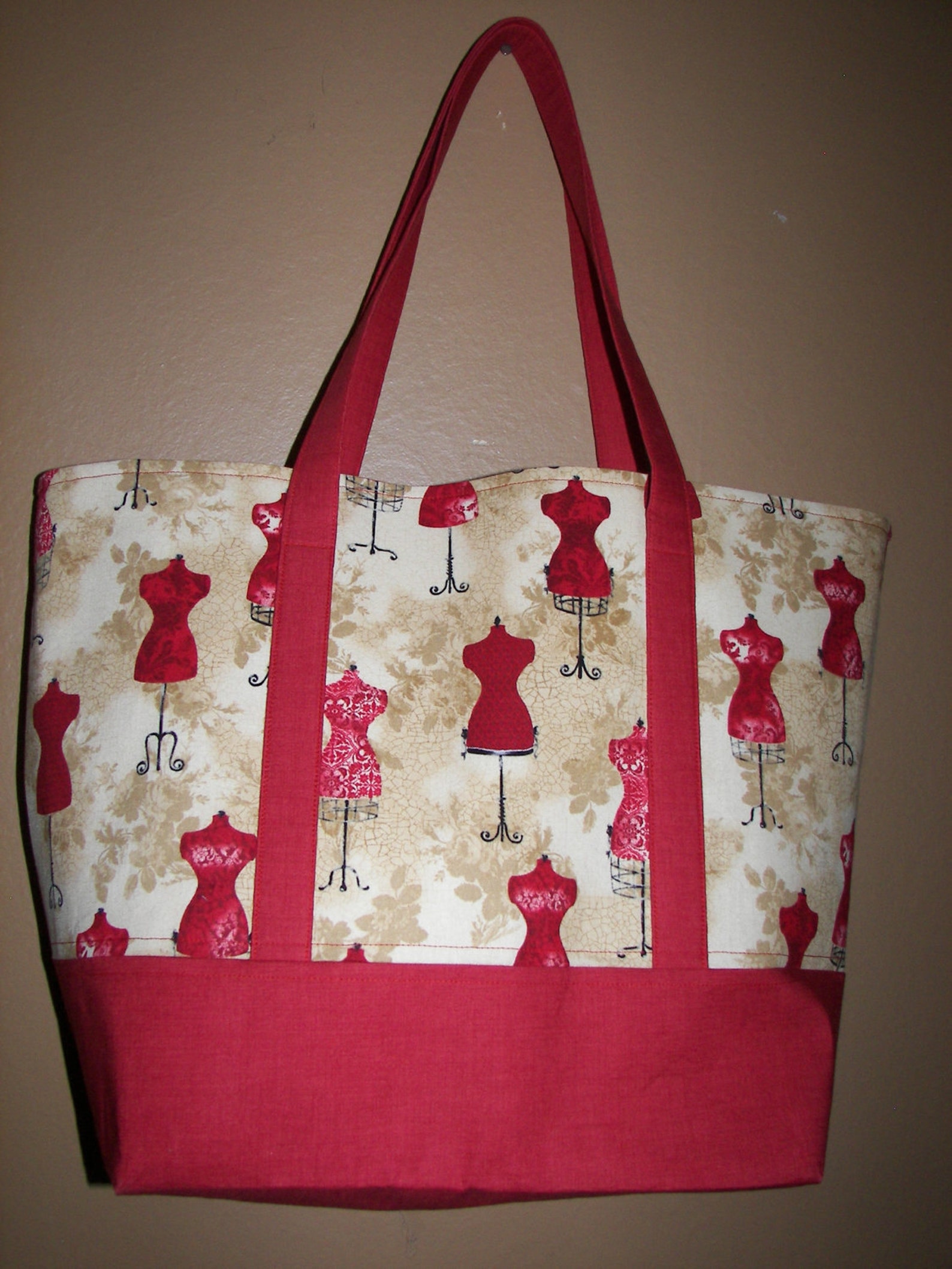 Instant Download PDF Sewing Pattern Tote Bag Etsy Canada
