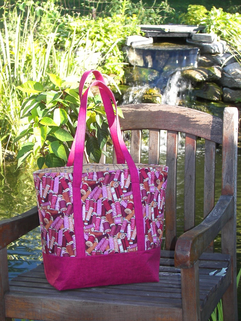 Instant Download PDF Sewing Pattern Tote Bag image 8