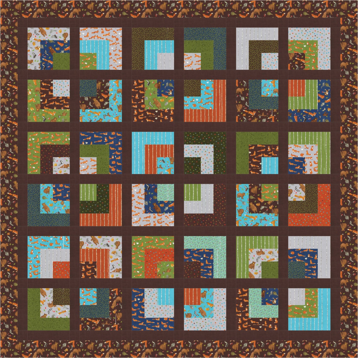 Instant Download PDF Quilt Pattern Squre Root Easy Layer Etsy