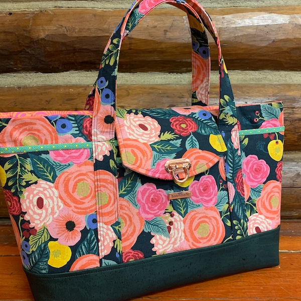 Instant Download - PDF Sewing Pattern - All Around Tote Bag