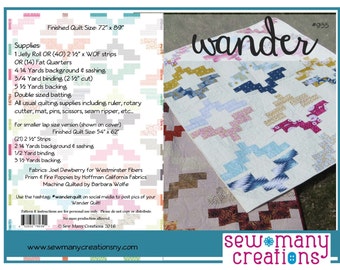 Instant Download - PDF Sewing Pattern -  Wander