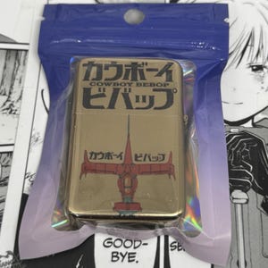 Space Cowboy Lighter - Refillable Flip Lighter with Anime Design
