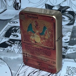 Encendedor de Cartas Monstruosas - Encendedor recargable con diseño de dibujos animados