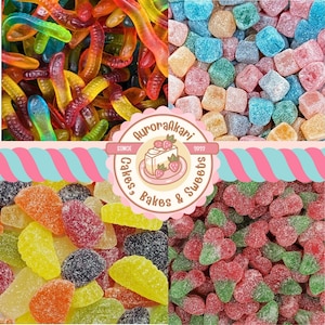 Pick&#39;N&#39;Mix Sweetie Gift Bag/Pouch I Fizzy Sweets I Gummy I HUGE Selection!