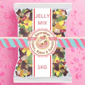 1KG Jelly Variety Sweetie Mix I Bulk Bag I Gummy