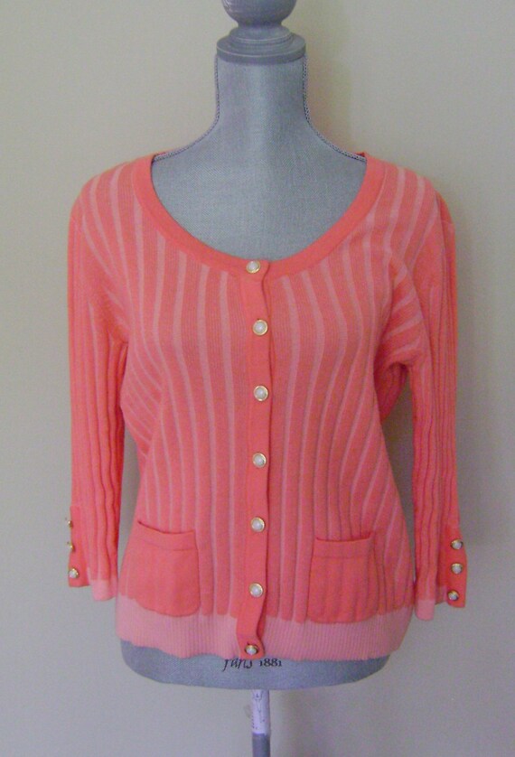 ribbed cardigan sweater