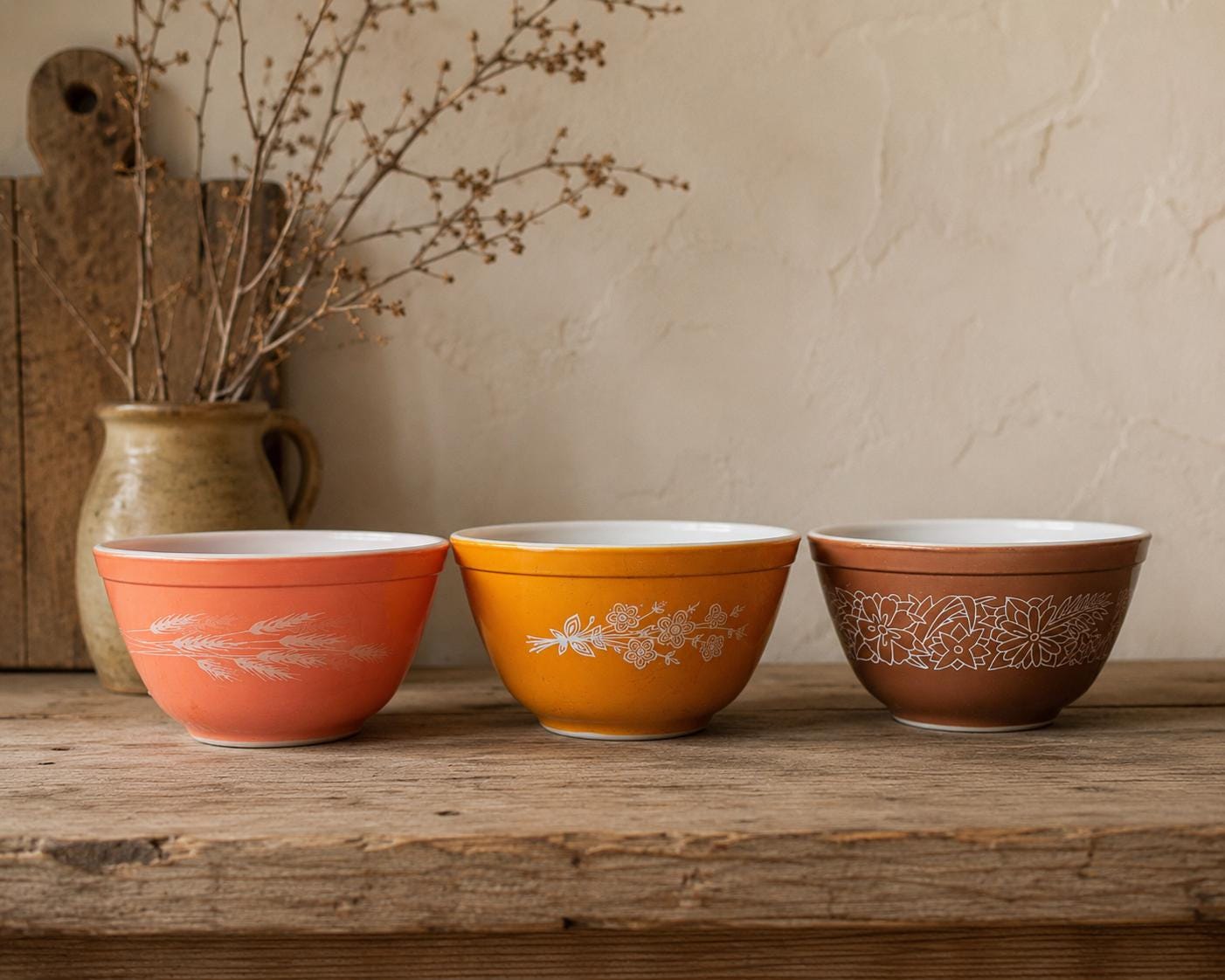 70s Pyrex Set - Etsy