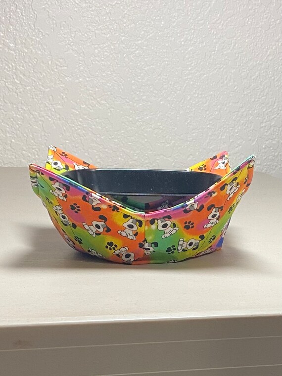 0200-741 (10X10) Microwave Bowl Cozy- Doggies