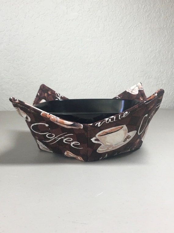 0200-513 (10X10) Microwave Bowl Cozy- Coffee