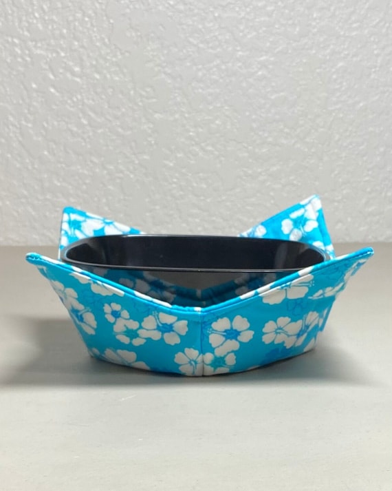 0200-874  Microwave Bowl Cozy- Hawaiian Flowers