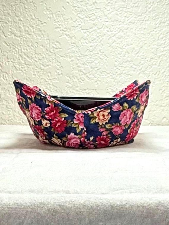 0200-1255 Microwave Bowl Cozy - Flowers