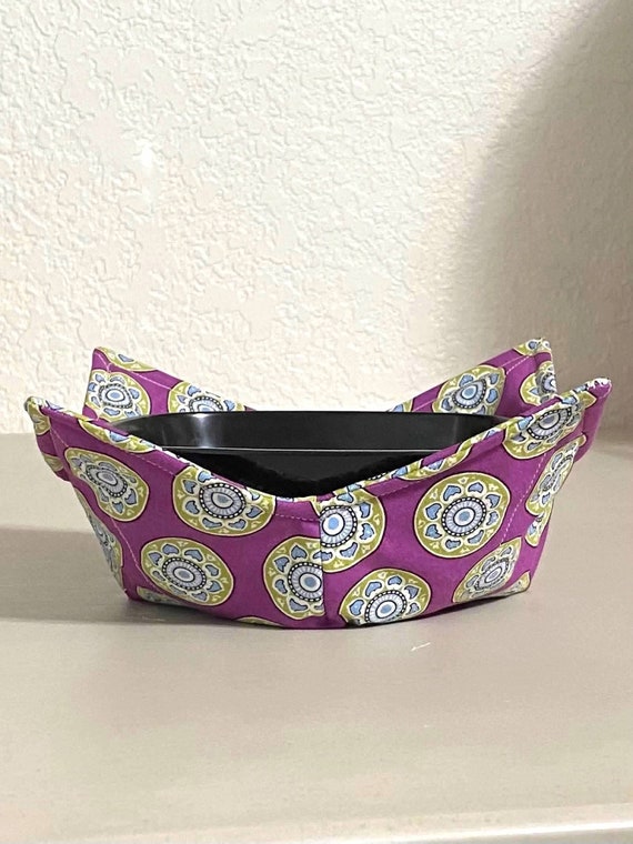 0200-762 (10X10) Microwave Bowl Cozy- Circles