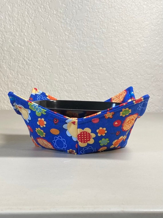 0200-573 Microwave Bowl Cozy -Flowers