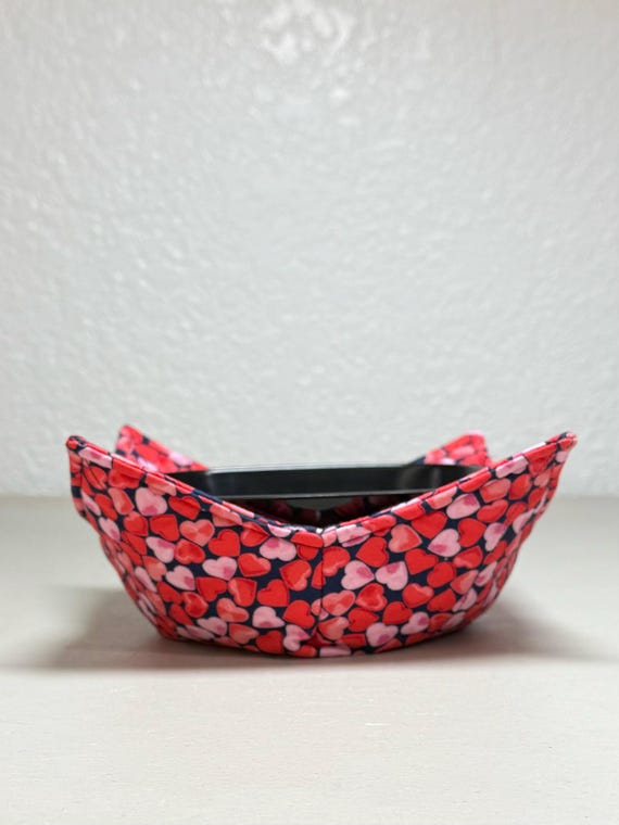 0200-1018 Microwave Bowl Cozy - Hearts