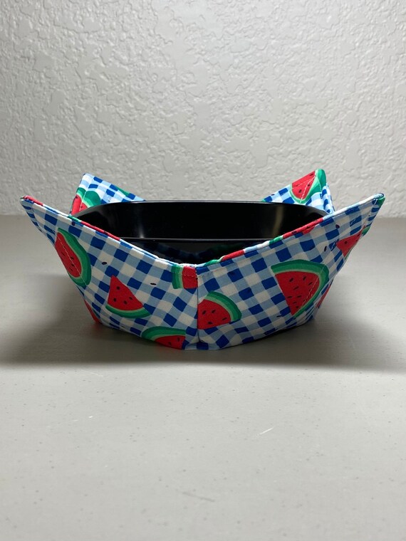 0200-540 (10X10) Microwave Bowl Cozy- Watermelon