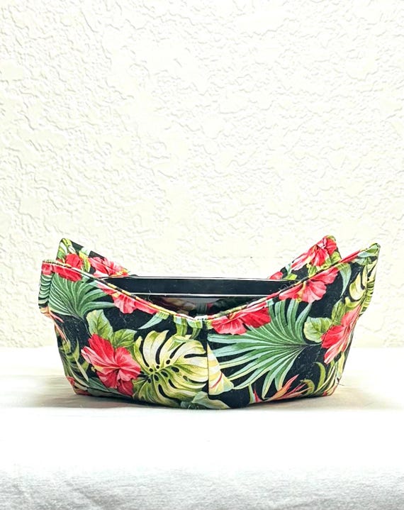 0200-1260  Microwave Bowl Cozy - Hawaiian Flowers