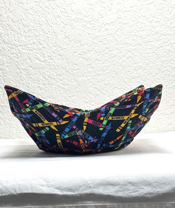 0900-195 (Medium Size) Microwave Bowl Cozy - Crayons