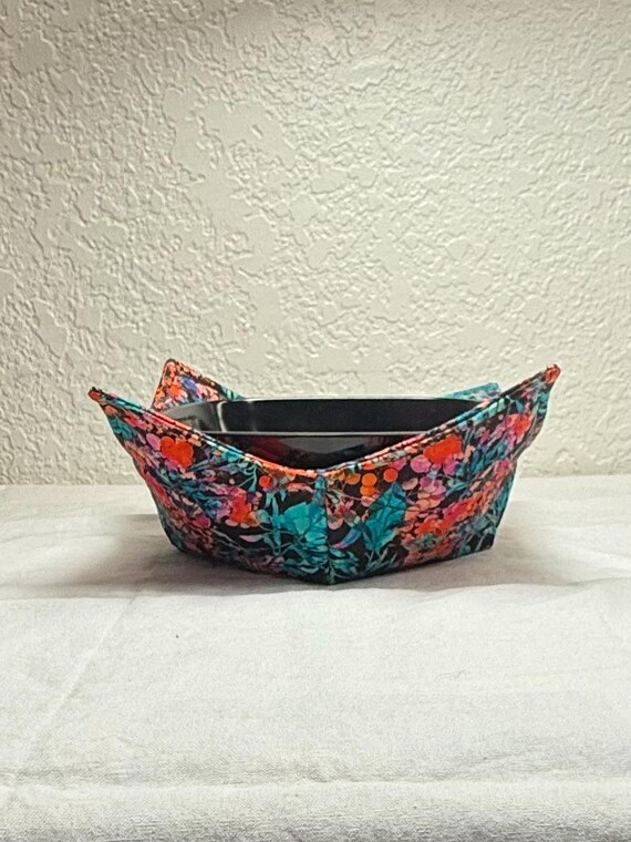 0200-1249 Microwave Bowl Cozy - Flowers