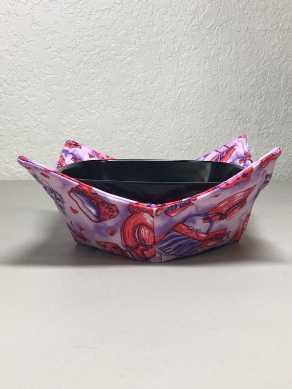 0200-361 (10X10) Microwave Bowl Cozy - Red Hats Etc.