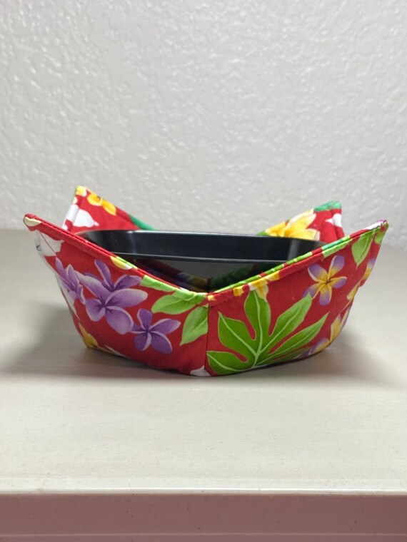 0200-906 Microwave Bowl Cozy - Hawaiian Flowers