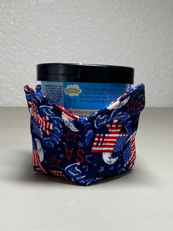 0515 Pint Ice Cream Cozy- USA