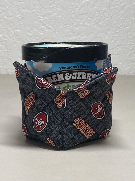 0547 Pint Ice Cream Cozy - SF 49ers