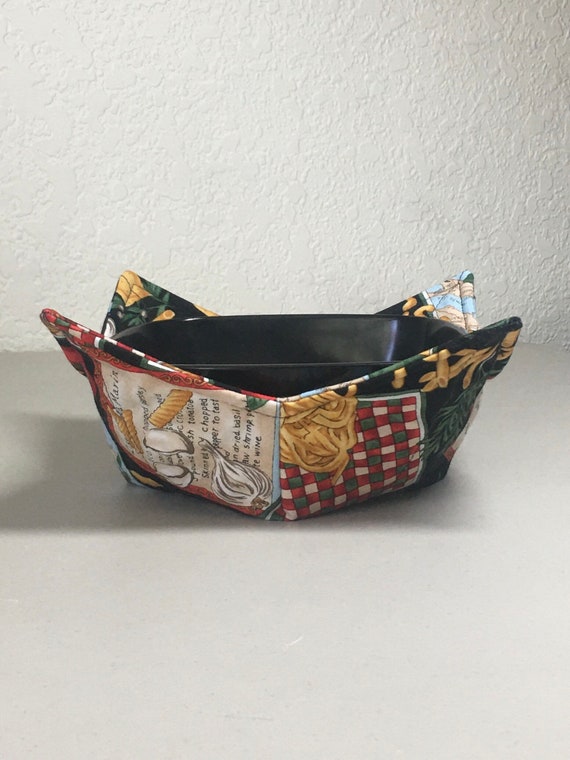 0200-499 (10X10) Microwave Bowl Cozy - Pasta
