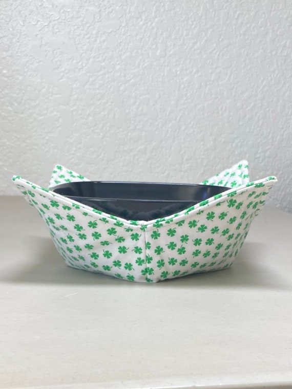 0200-764 (10X10) Microwave Bowl Cozy - 4 Leaf Clover