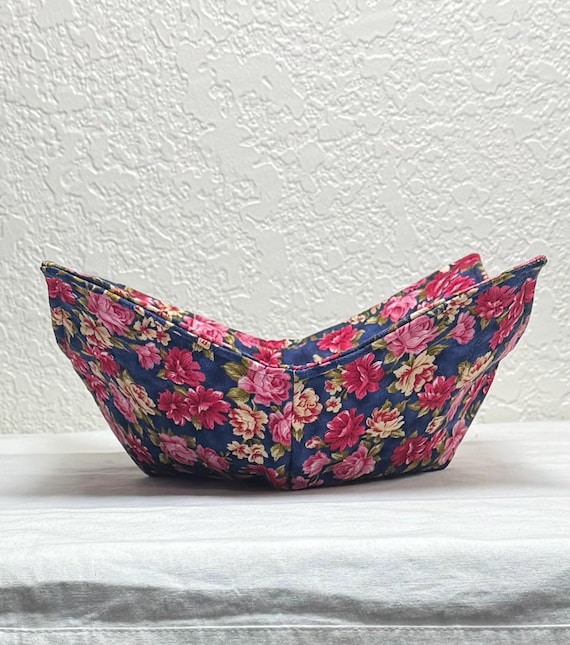0900-205 (Medium Size ) Microwave Bowl Cozy - Flowers