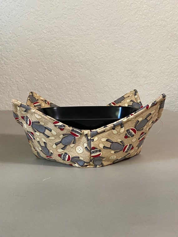 0200-583 (10X10) Microwave Bowl Cozy- Monkeys