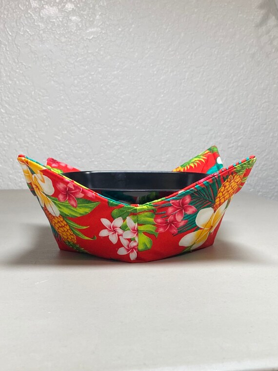 0200-680 (10X10) Microwave Bowl Cozy- Hawaiian Flowers