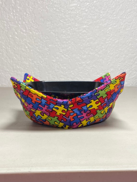 0200-933 Microwave Bowl Cozy - Autism Awareness