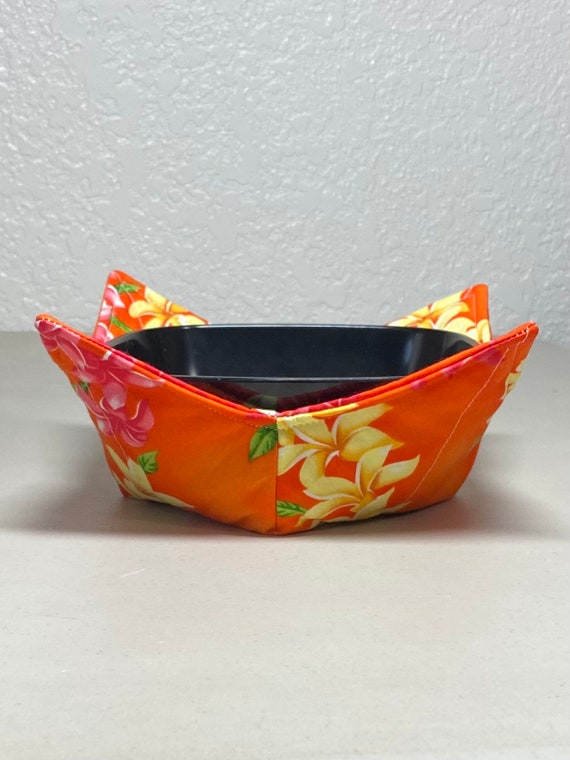 0200-786 (10X10) Microwave Bowl Cozy - Hawaiian Flowers