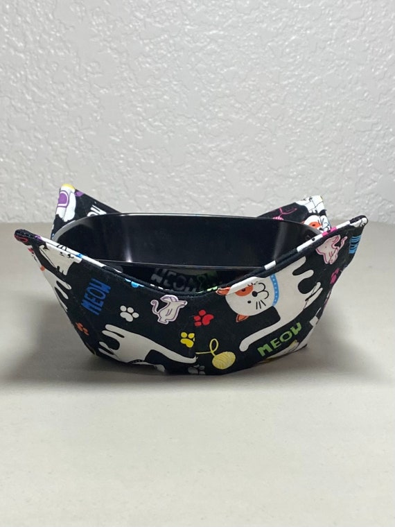 0200-930 Microwave Bowl Cozy - Cats
