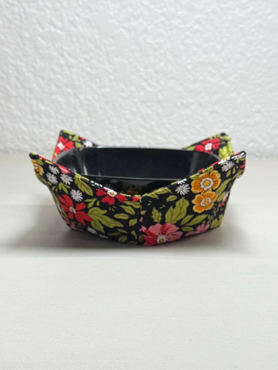 0200-1232 Microwave Bowl Cozy - Flowers