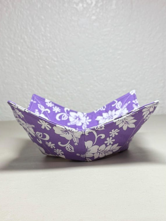 0900-115 (Medium Size) Microwave Bowl Cozy - Hawaiian Flowers