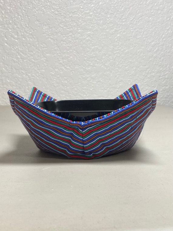 0200-637 (10X10) Microwave Bowl Cozy - Stripes