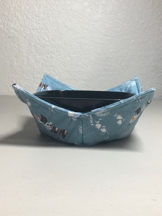 0200-418 (10X10) Microwave Bowl Cozy- Olaf