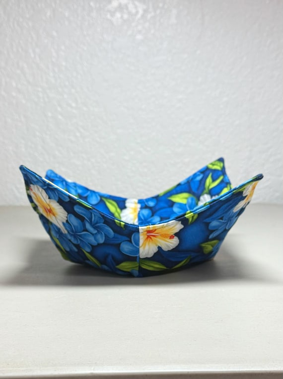 0900-104 (Medium Size) Microwave Bowl Cozy - Hawaiian Flowers